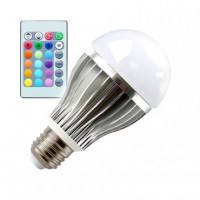 RGB E27 5W RGB con mando